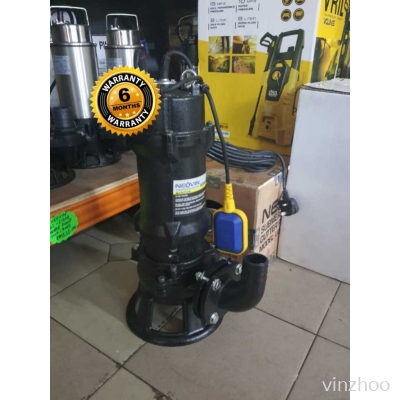 NEOVIN UC-SC200A SUBMERSIBLE SEWAGE CUTTER PUMP - 2hp/2"/230v/auto