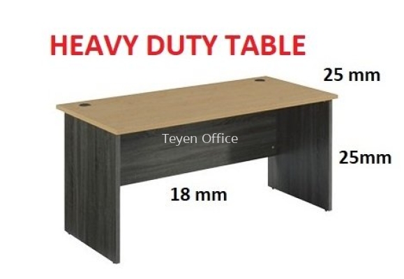 Rectangular standard table/meja office