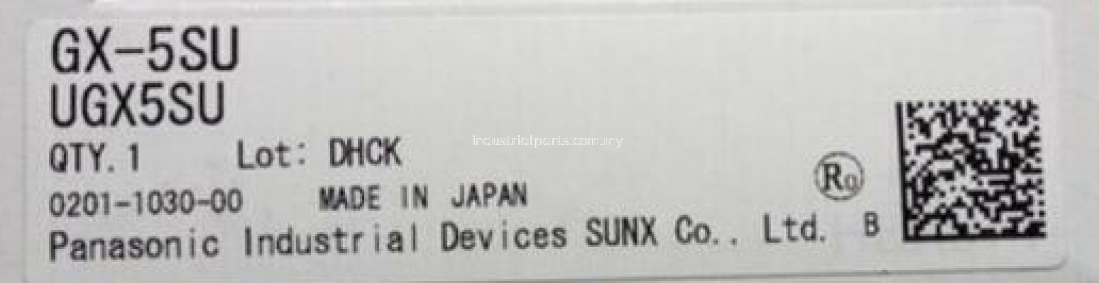 Panasonic SUNX Proximity Switch GX-5SU GX5SU