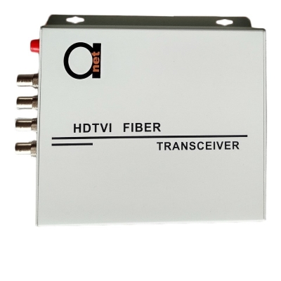 AHD/TVI/CVI 4 Channel Video to Fiber Optic Converter Up to 5MPX (2560 x 1920@25fps)