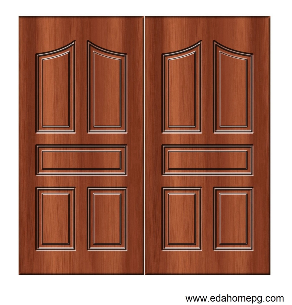 Double Wooden Door - V5E Classic Wooden Door Door & Door Design Choose Sample / Pattern Chart