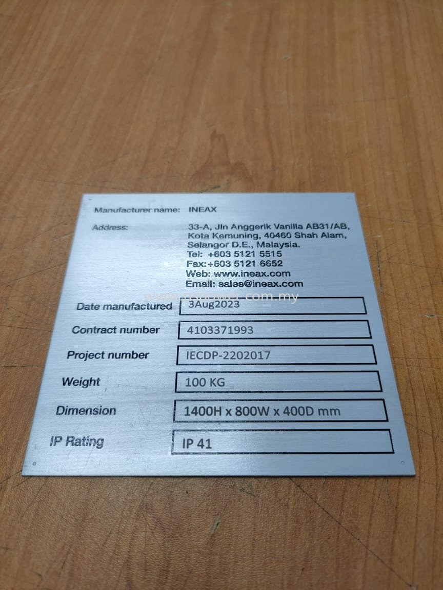 Laser marking on aluminium