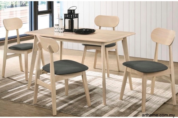 WOODEN DINING SET 1+4 (1275 PUBLIC A + PUBLIC A)