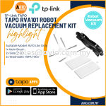 TP-LINK Tplink Tapo Robot Vacuum Replacement Kit RV10 RV30 Plus Main Brush Side Brush Washable HEPA Filter Tapo RVA101