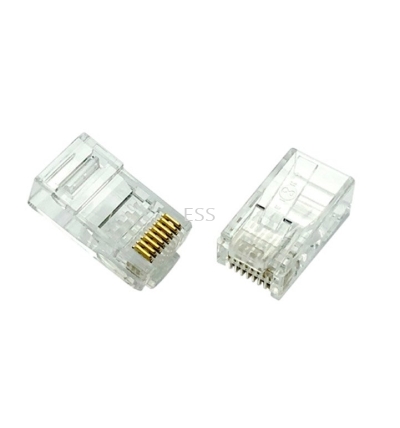 RJ45 Cat 6 Pass Through Connector