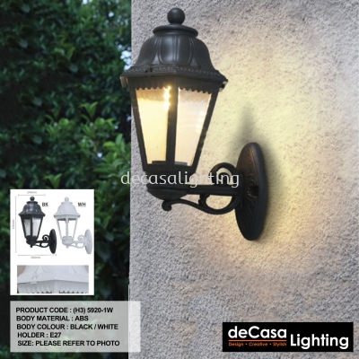 OUTDOOR WALL LIGHT (H3-5920-1W)