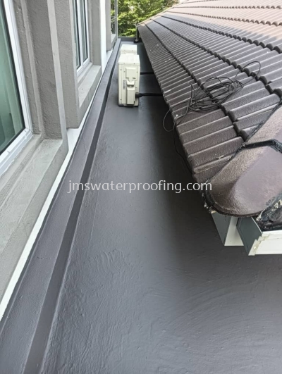 Apply waterproofing for slab leaking