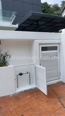 Aluminum louvres door @jalan kenyalang 11/4,PJU 5,Lots Damansara