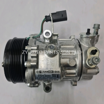 VOLKSWAGEN POLO 2011Y 6PK SD6V12-1950 SANDEN COMPRESSOR AG8CPN0236