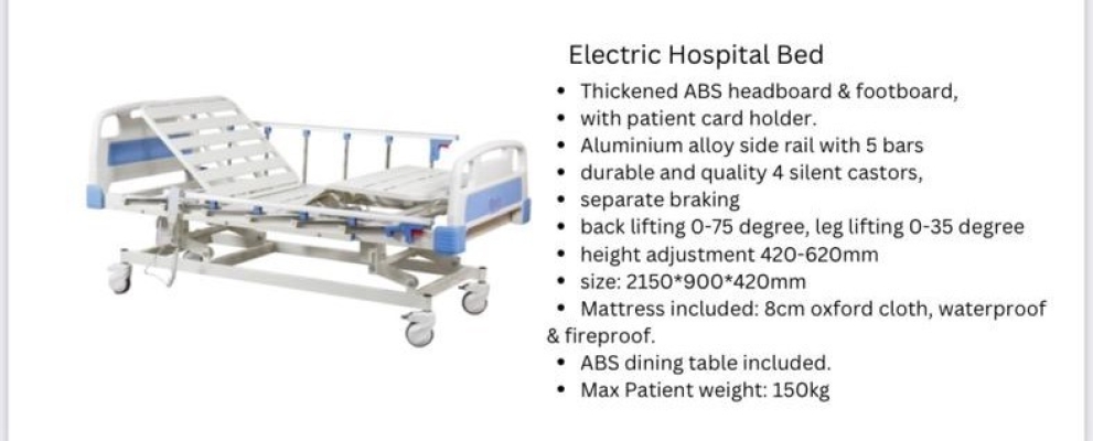 Electric Hospital Bed 