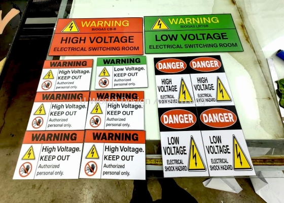 Custom Safety Signage Tanda Keselamatan | Workplace Factory Construction Site Industrial Hazard Emergency OSHA Warning Kilang Sign | Wholesale Manufacturer Supplier Installer | Malaysia