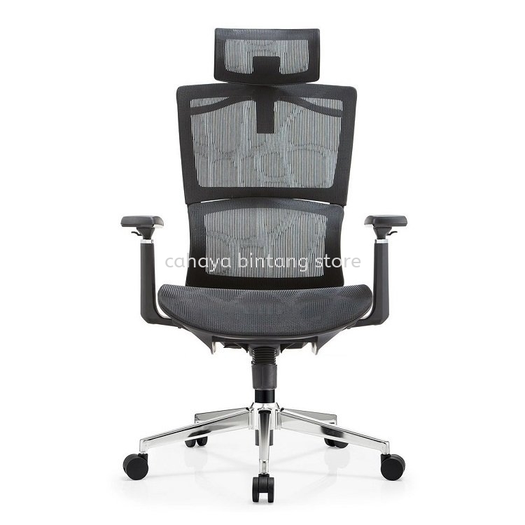 BONZA HIGH BACK ERGONOMIC CHAIR | MESH OFFICE CHAIR SEPANG