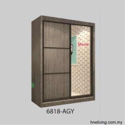 Wardrobe 6x8 - Ash Grey (6818)