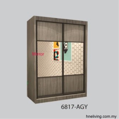 Wardrobe 6x8 - Ash Grey (6817)