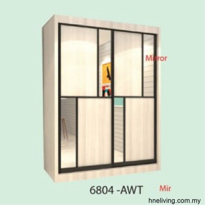 Wardrobe 6x8 - Ash White (6804)