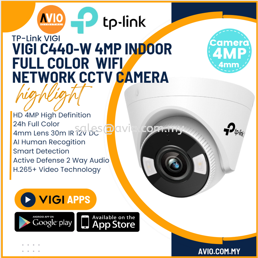 TP-LINK Tplink Wifi Wireless 4MP Motorized PTZ Night Vision IP Network CCTV  Camera Mic Speaker