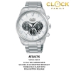 Alba Chronograph Silver Stainless Steel Band Men Watch AT3J17X ALBA