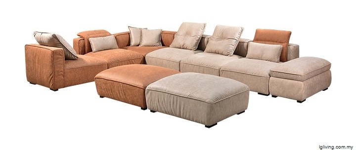 FLEXSON Corner Sofa Sofa Furniture Choose Sample / Pattern Chart