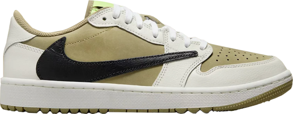 Travis Scott x Air Jordan 1 Low Golf 'Neutral Olive'