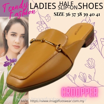 Croopper Women Slip-on Casual Flats Shoes-CP-53-88035- CAMEL Colour