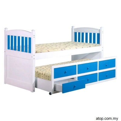 Atop ATN 205B Katil Bujang  W Pull Out cum Drawer