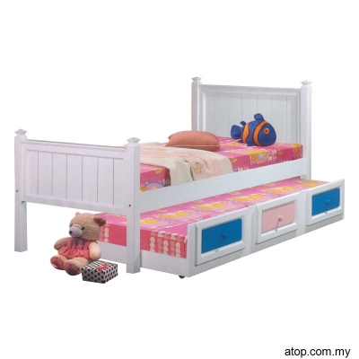 Atop ATN 204WH Single Bed Frame