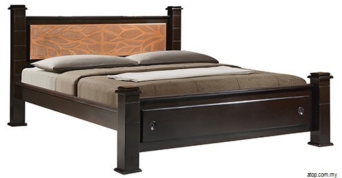Atop ATN 3509AW Queen Size Bed Frame Queen Size Bed Frame Bed & Bedframe Choose Sample / Pattern Chart