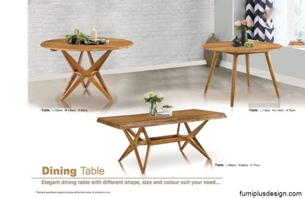 Wooden Top Dining Reference