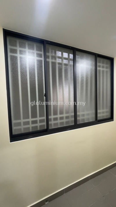 Sliding window 4 panel @Verando Residence,Jalan PJS 5/27