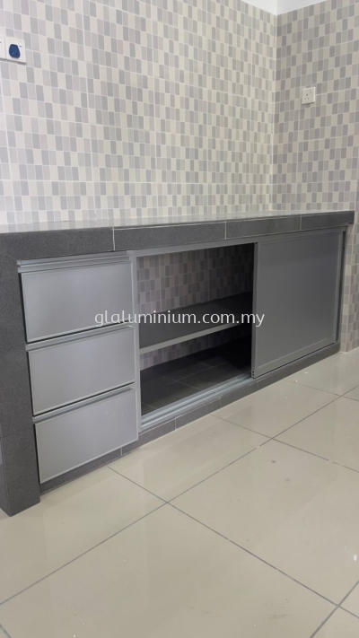 Cabinet sliding door + drawer @ Bandar Mahkota Cheras