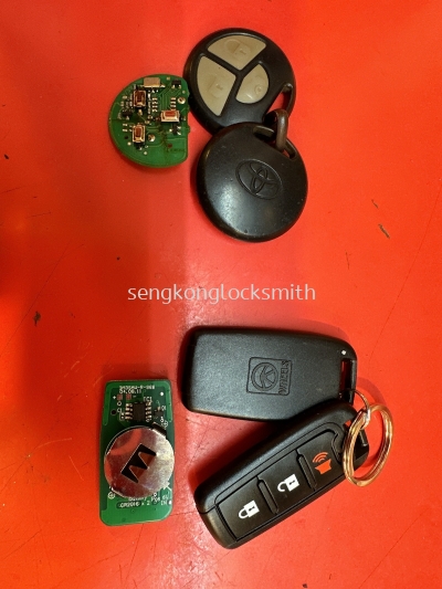 repair Toyota Vios ncp93 car key remote control 