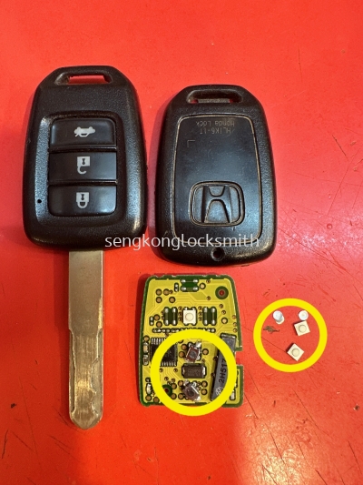 repair Honda car key remote control 