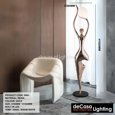 CREATIVE DANCE FIGURE ART FLOOR LAMP (8982)