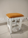 metal stool with fabric top Customize Furniture