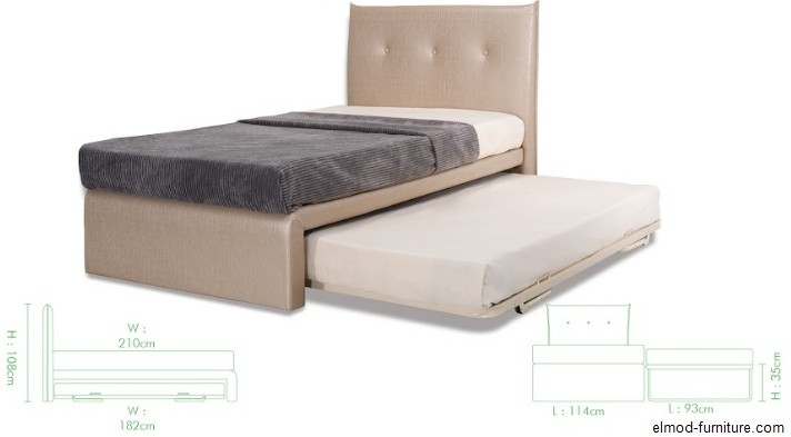 Bedframe - GB174C Aero Pull Out Beds Bed & Bedframe Choose Sample / Pattern Chart