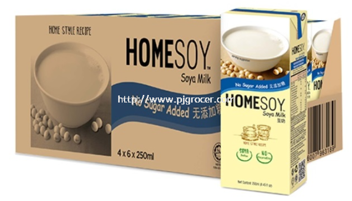 HOMESOY NO SUGAR ADDED 250ML