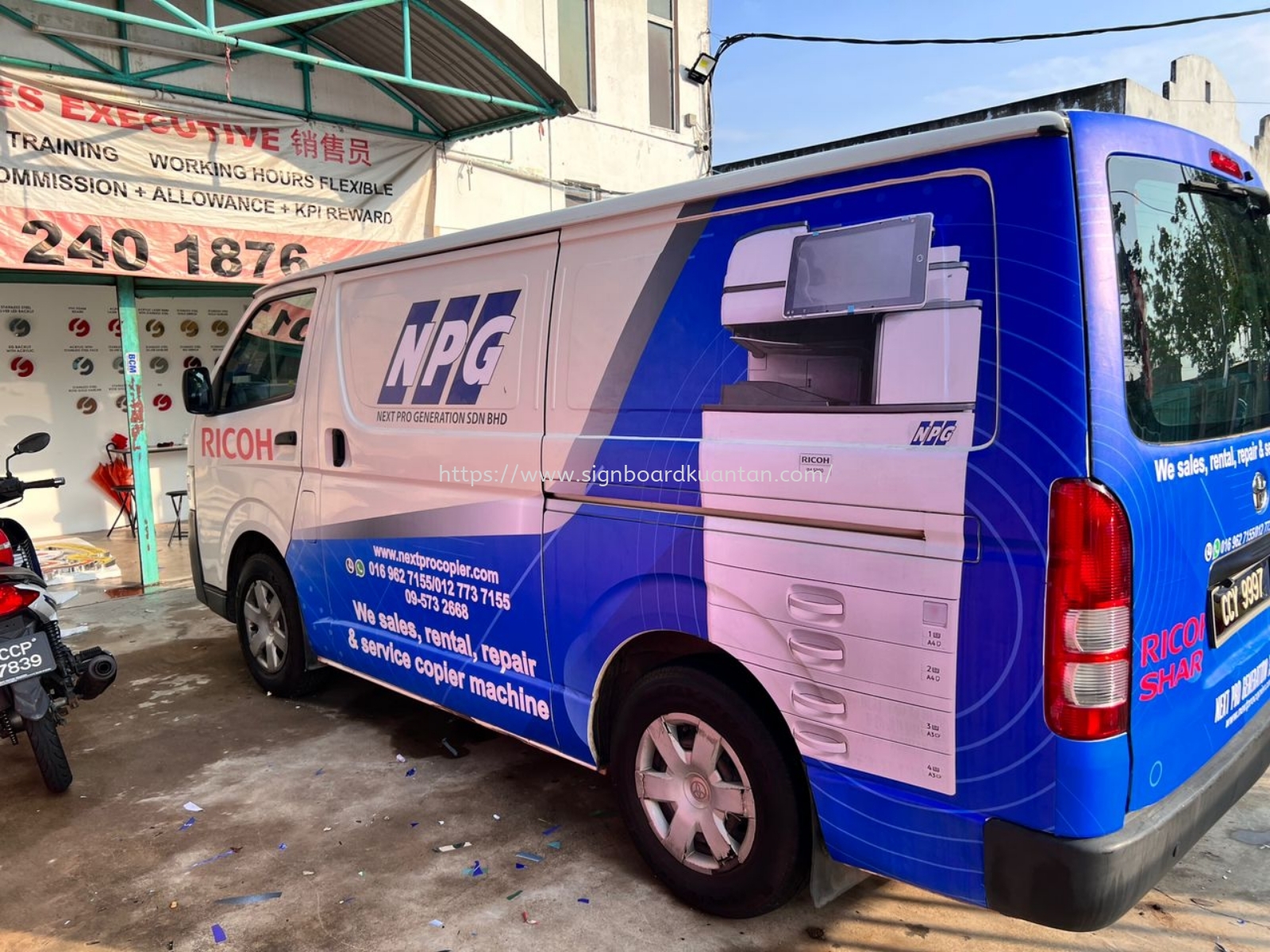 NPG TRUCK LORRY & VAN STICKER PRINTING INSTALL AT CHUKAI, KIJAL, KERTEH, KEMASIK, TELUK KALUNG, BANDAR SERI BANDI, JABUR, RANTAU PETRONAS KEMAMAN TERENGGANU MALAYSIA