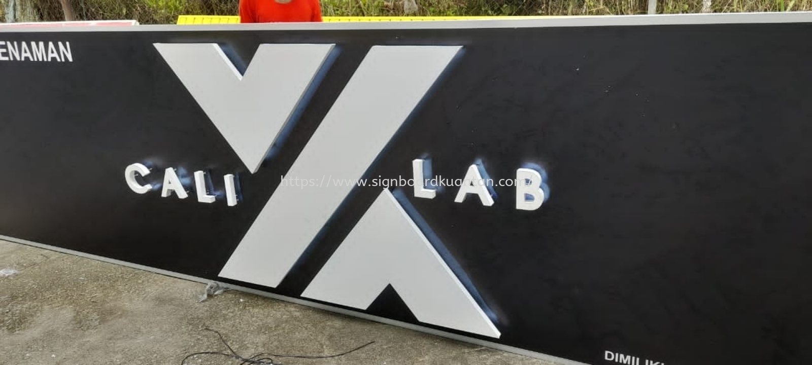 CALI LAB OUTDOOR 3D LED BOX UP BACKLIT LETTERING SIGNAGE SIGNBOARD AT KUALA NERUS TOWN, GONG BADAK, SEBERANG TAKIR, BATU RAKIT, BATU ENAM, PAKOH, PULAU REDANG, PULAU DUYONG, PULAU LANG TENGAH KULUA TERENGGANU MALAYSIA