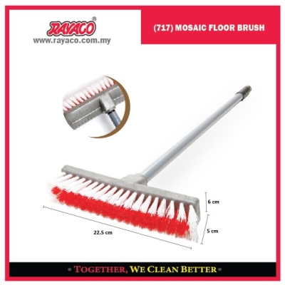 (717) MOSAIC FLOOR BRUSH