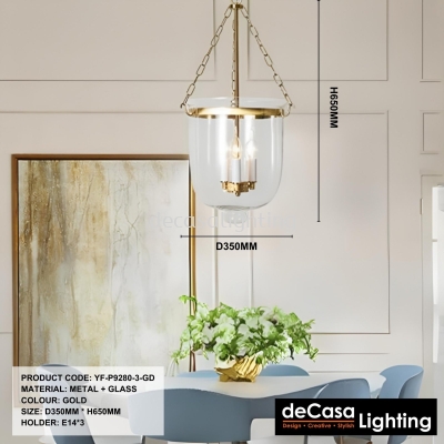 MODERN AMERICAN PENDANT LIGHT (P9280)