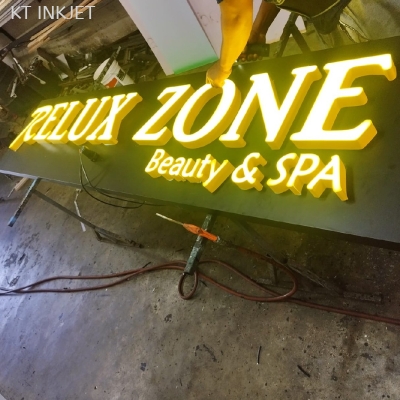 Relux Zone Beauty & Spa 3D LED Signboard