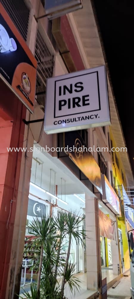 INSPIRE Double Sided Lightbox Signage at SRI DAMANSARA, SUNGAI LONG, BANDAR UTAMA, BATU ARANG, BUKIT SUBANG, PUTRA HEIGHTS, COUNTRY HEIGHTS