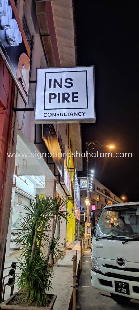 INSPIRE Double Sided Lightbox Signage at SRI DAMANSARA, SUNGAI LONG, BANDAR UTAMA, BATU ARANG, BUKIT SUBANG, PUTRA HEIGHTS, COUNTRY HEIGHTS