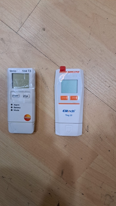 TEMPERATURE DATA LOGGER UNLIMITED USE (-35 to +70 C) , TESTO 184 T3 , ELITECH Tlog10 