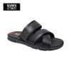 MEN ADJUSTABLE VELCRO CLASSIC SANDAL (MA 8220-BK) (AM.L) Men Sandals