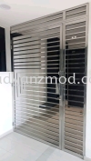 Stainless Steel Sliding And Grille Door Stainless Steel Grille 