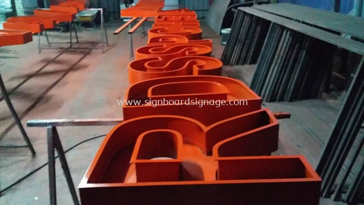 Aluminum Box Up Supply # 3D Aluminum Box Up Wording Maker # Signboard Maker # Signcraft