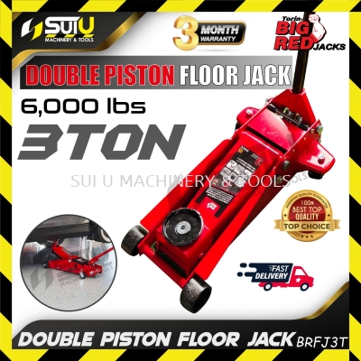 BIGRED BRFJ3T 3Ton Professional Double Piston Hydraulic Floor Jack / Jack Buaya