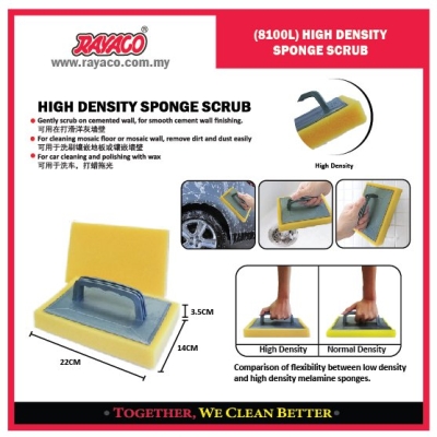 (8100L) HIGH DENSITY SPONGE SCRUB