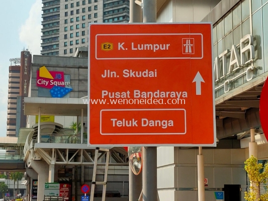 Temporary Road Sign